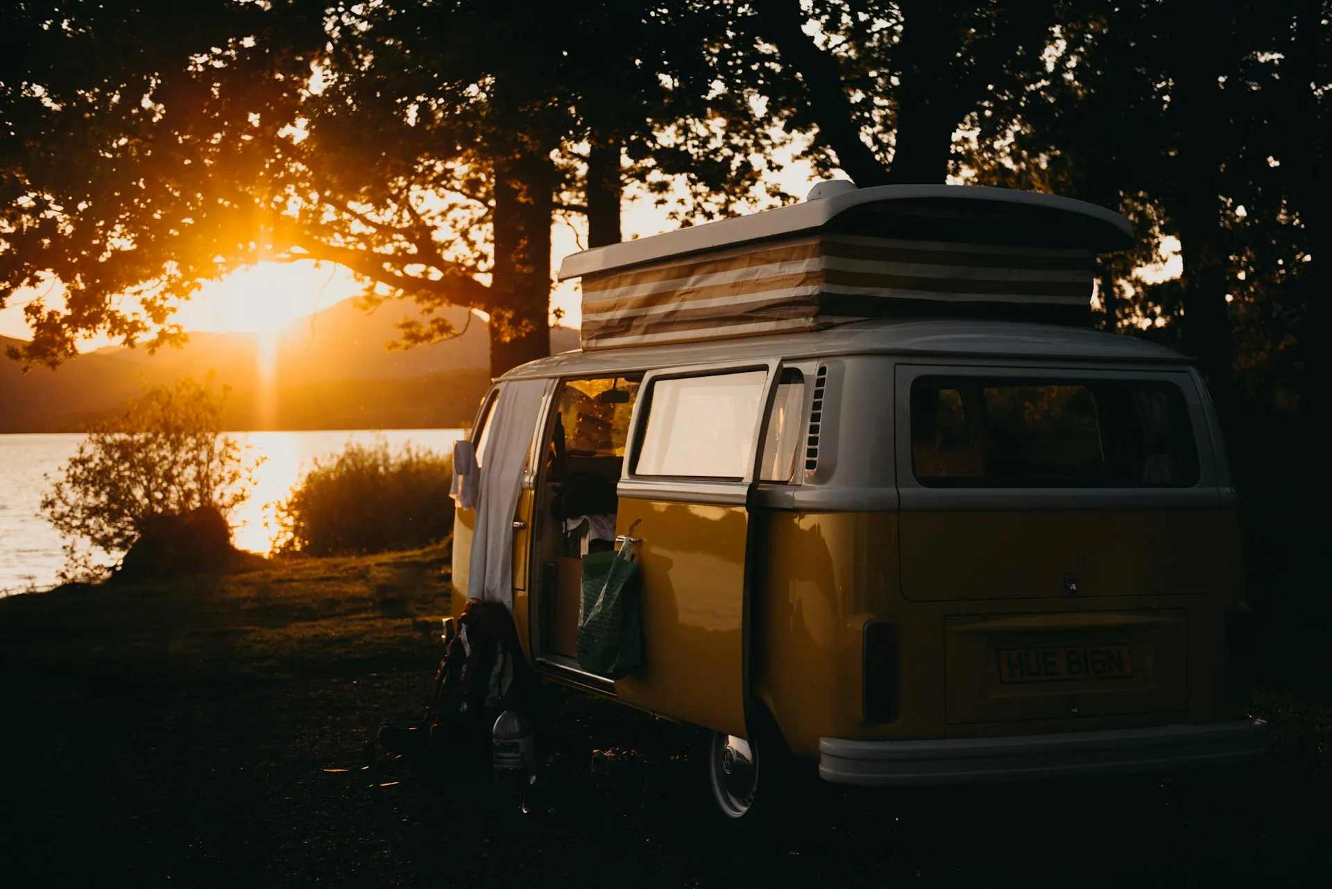 Camping-car sur la route